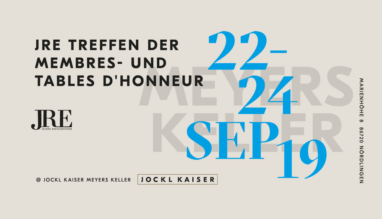 Einladung zur JRE Tagung