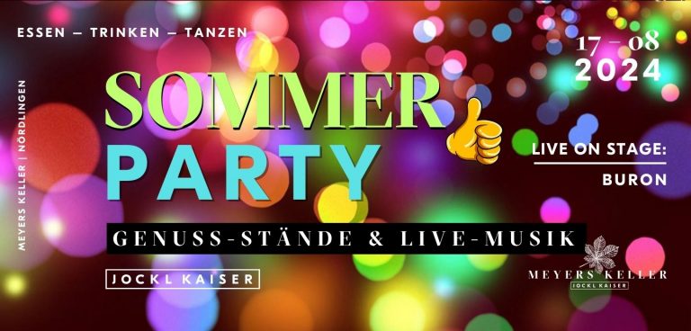 17. August: Meyers Keller Sommerfest 2024 | Kids-Tix inkl. Getränke (für Kinder von 6 – 14 Jahren)