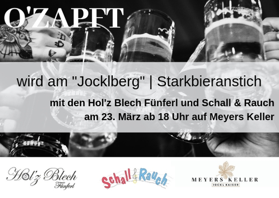 O'zapft Starbieranstich auf Meyerskeller Flyer