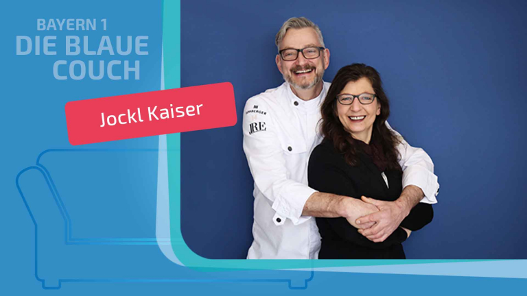 Jockl und Evelin Kaiser Portrait die Blaue Couch