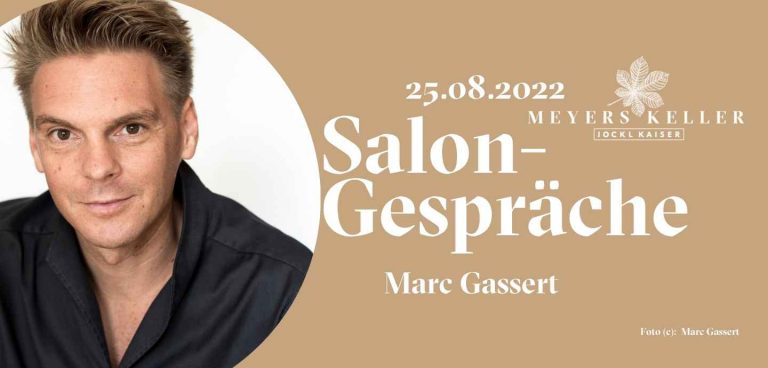27. Oktober: Marc Gassert | Salongespräche auf Meyers Keller