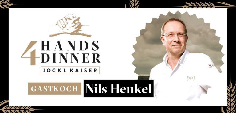 28. August: 4-Hands-Dinner mit Nils Henkel