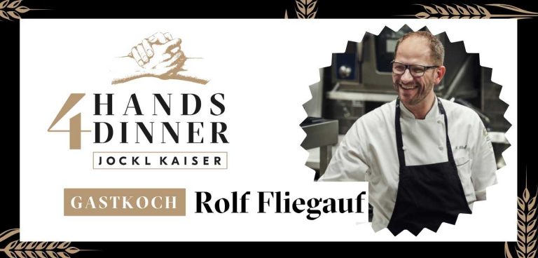 27. November: 4-Hands-Dinner mit Rolf Fliegauf
