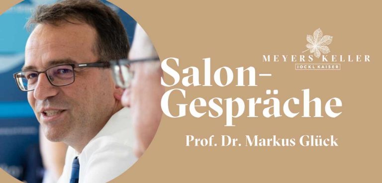 20. April: Prof. Dr. Markus Glück | Salongespräche auf Meyers Keller