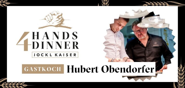 3. September: 4-Hands-Dinner mit Hubert Obendorfer